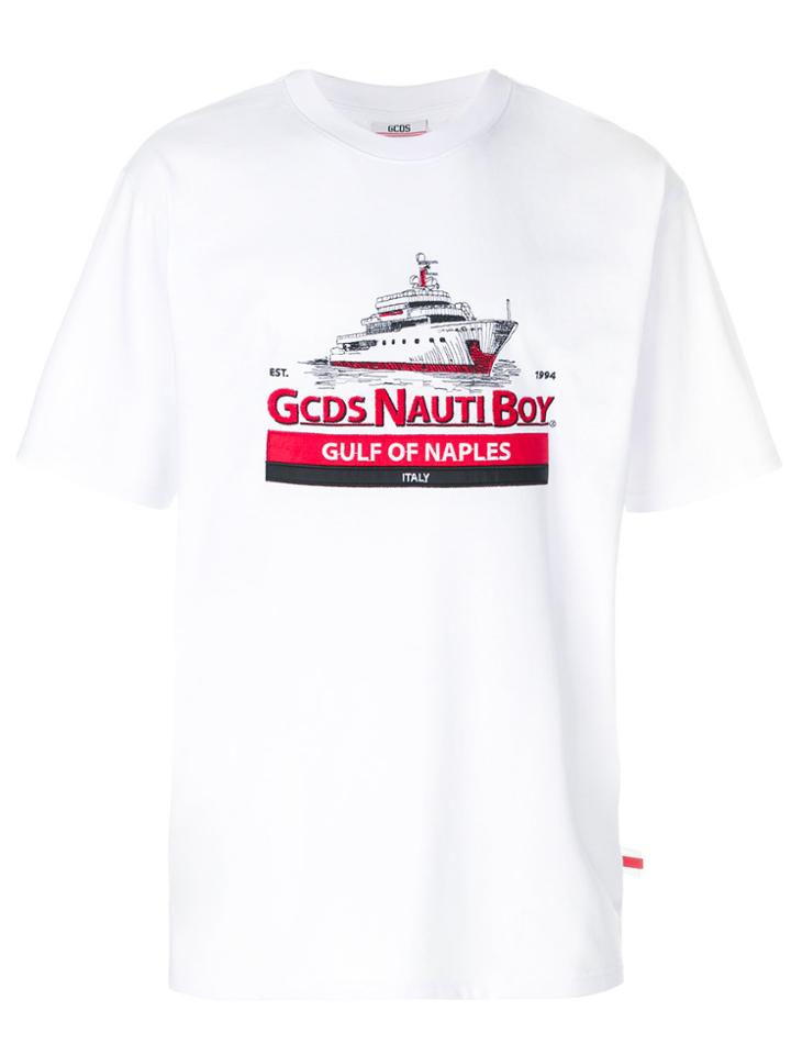 Gcds Nauti Boy T-shirt - White