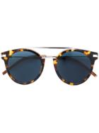 Fendi Eyewear Round Tortoise Sunglasses - Brown