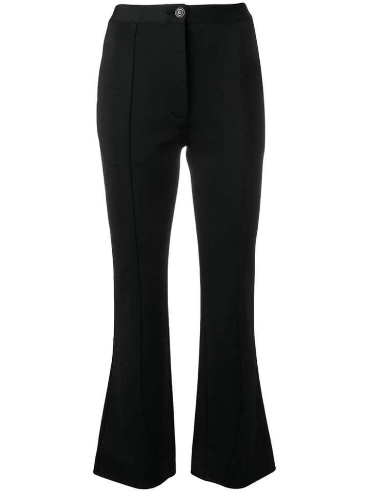 Givenchy Flared High-waisted Trousers - Black
