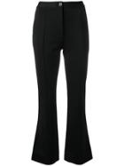 Givenchy Flared High-waisted Trousers - Black