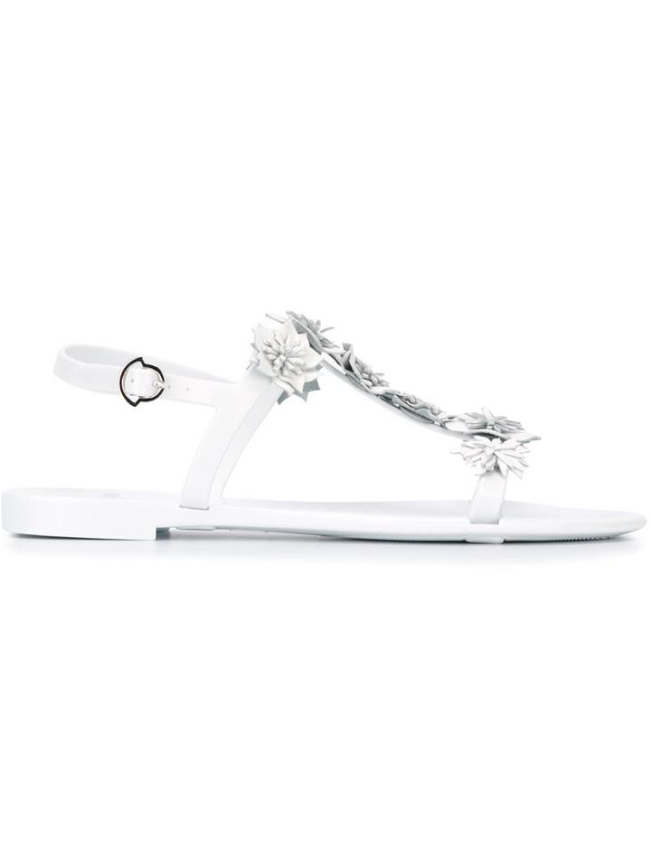 Moncler Floral Applique Sandals
