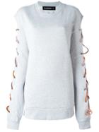Filles A Papa 'loyd' Oversized Sweatshirt, Women's, Size: I, Grey, Cotton