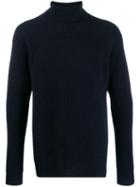 Paltò Rollneck Knit Sweater - Blue