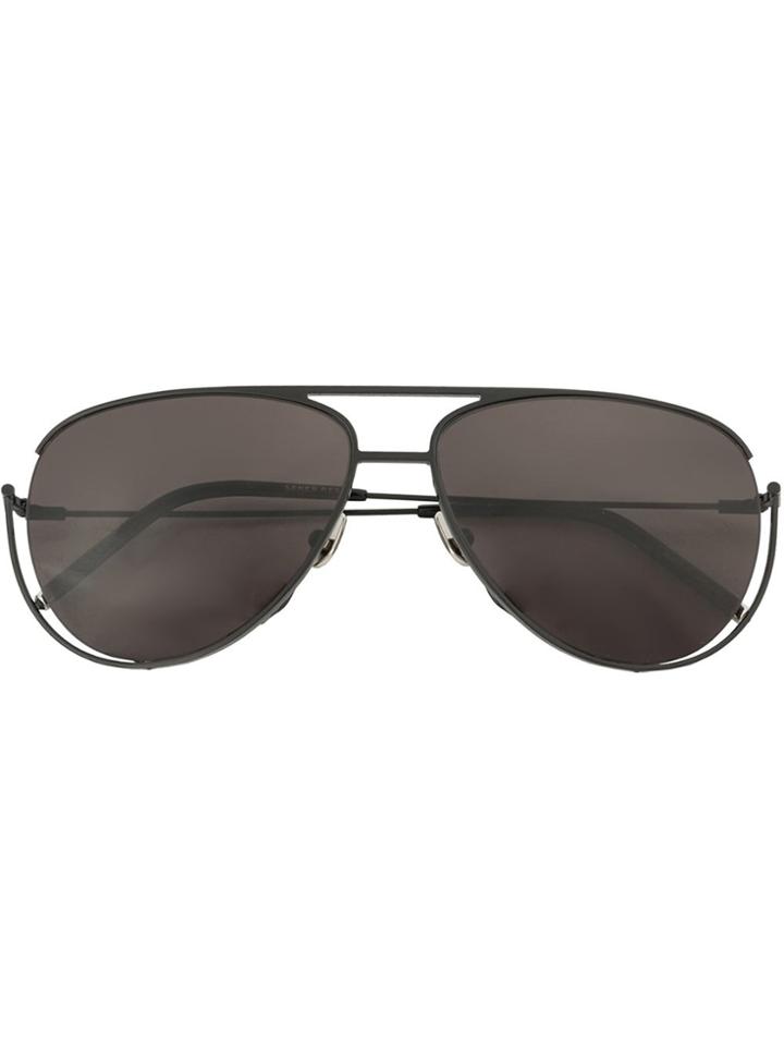 Sener Besim Aviator Sunglasses - Black