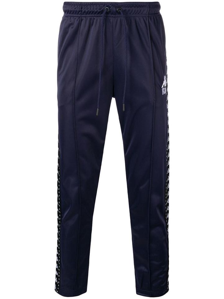 Kappa Logo Stripe Track Trousers - Blue
