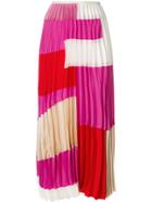 Marni Abstract Pleated Skirt - Multicolour