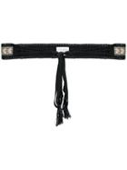 Forte Forte Embroidered Tied Belt - Black
