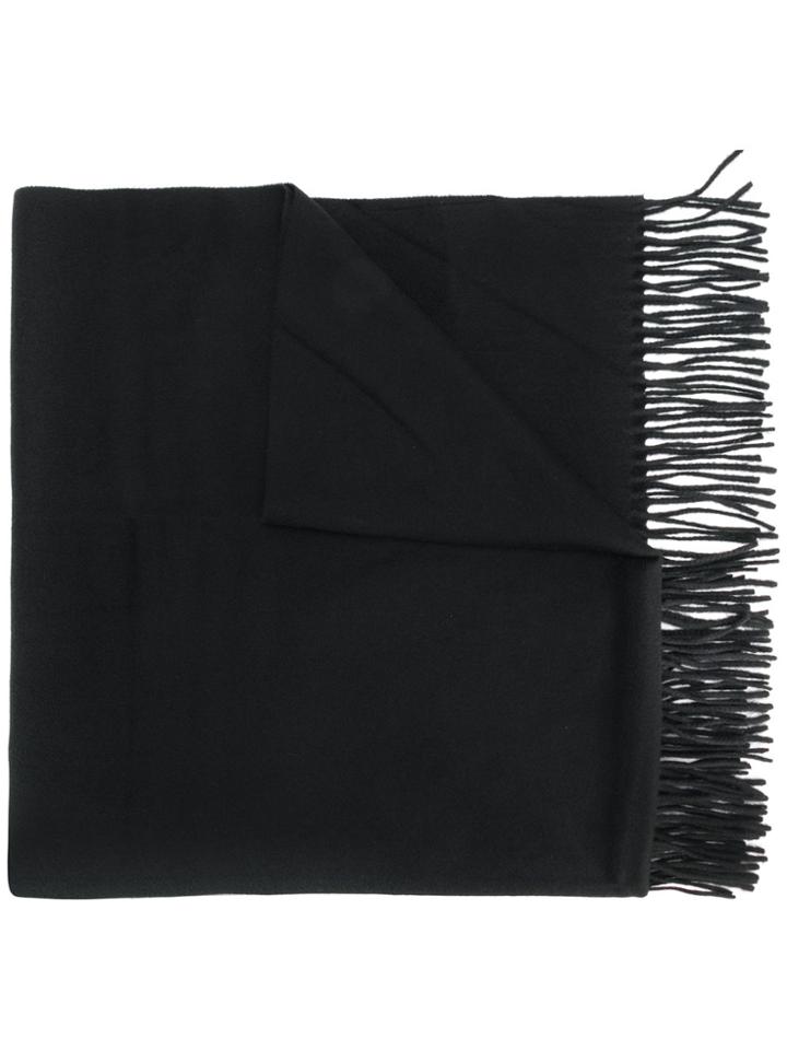Canada Goose Fringed Scarf - Black
