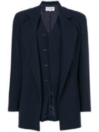 Gianfranco Ferre Vintage Waistcoat Coat - Blue