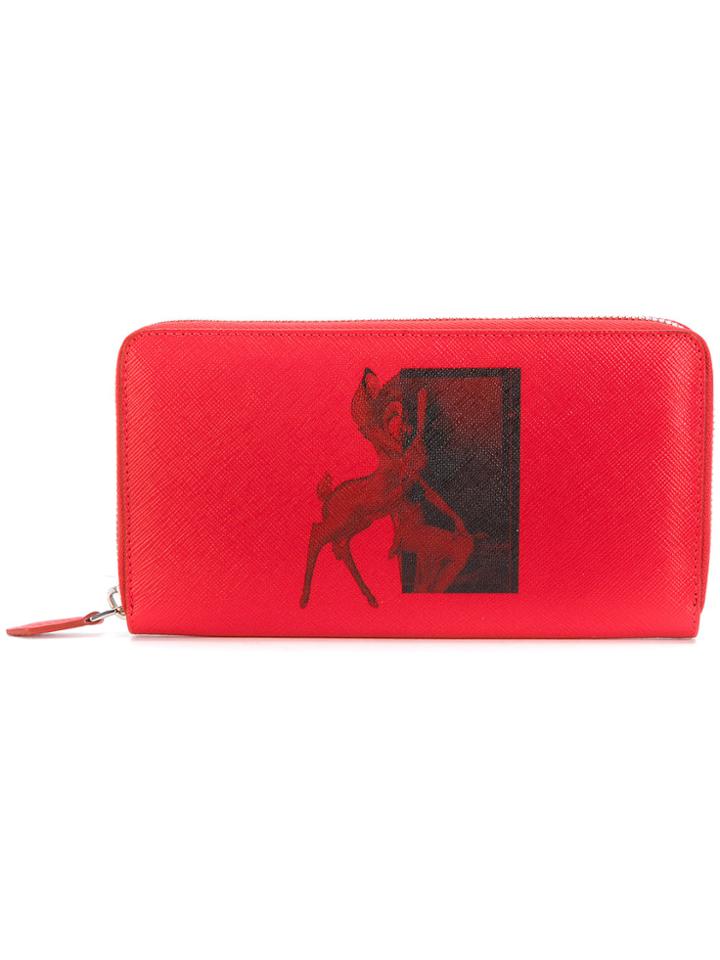Givenchy Iconic Print Purse - Red
