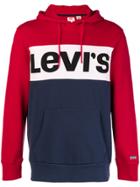 Levi's Colour Block Logo Hoodie - Blue
