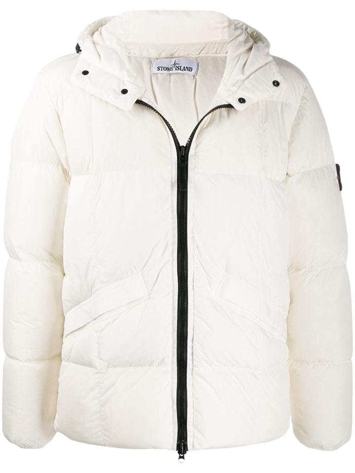 Stone Island Padded Short Jacket - White