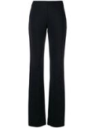 Versace Vintage Straight Tailored Trousers - Black