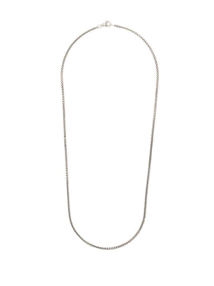David Yurman Box Chain Small Necklace - Metallic