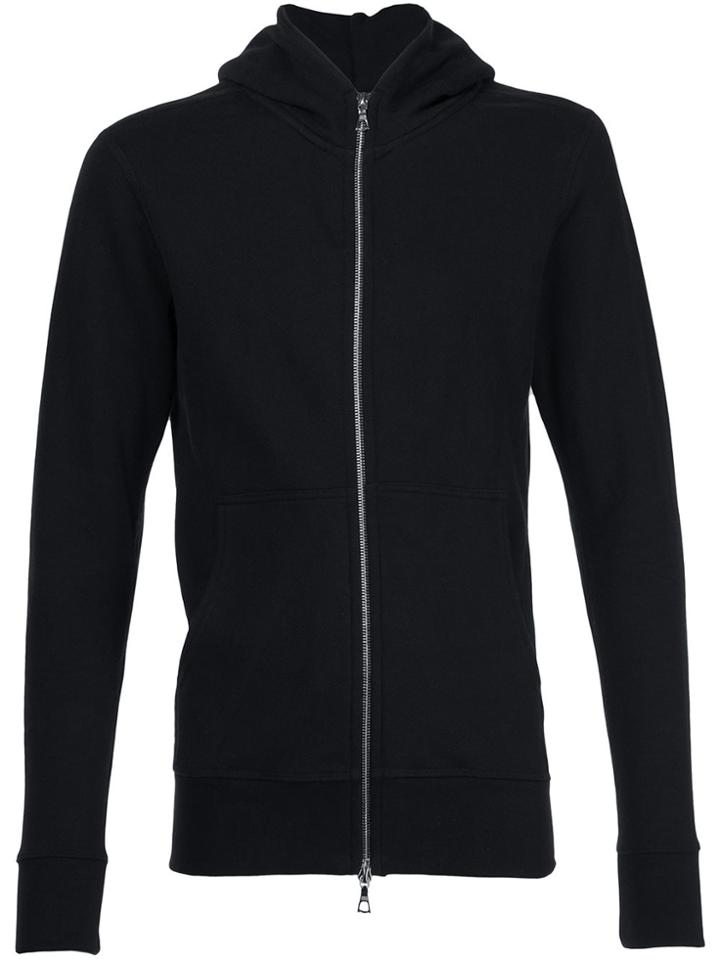 John Elliott Zip-up Hoodie - Black