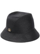 Gucci Logo Trilby Hat - Black