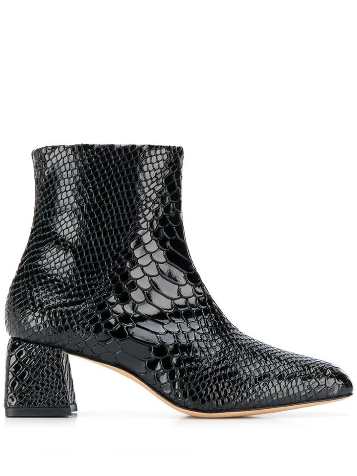 Kalda Kalda Martiblacksnake Black Furs & Skins->calf Leather