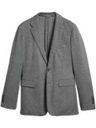 Burberry Soho Fit Cotton Wool Jersey Tailored Jacket - Grey