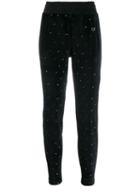 Chiara Ferragni Embellished Track Trousers - Black