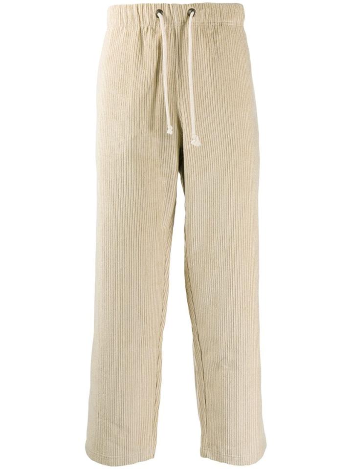 Champion Corduroy Straight Leg Trousers - Neutrals