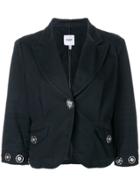 Moschino Vintage Curvy Short Jacket - Black