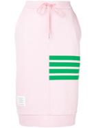 Thom Browne 4-bar Loopback Jersey Sack Skirt - Pink