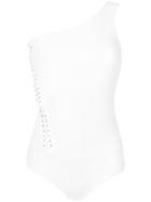 Elisabetta Franchi One-shoulder Bodysuit - White