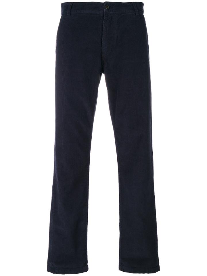 Universal Works Aston Cord Trousers - Blue