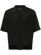 3.1 Phillip Lim Ribbed Hem Souvenir Shirt - Black