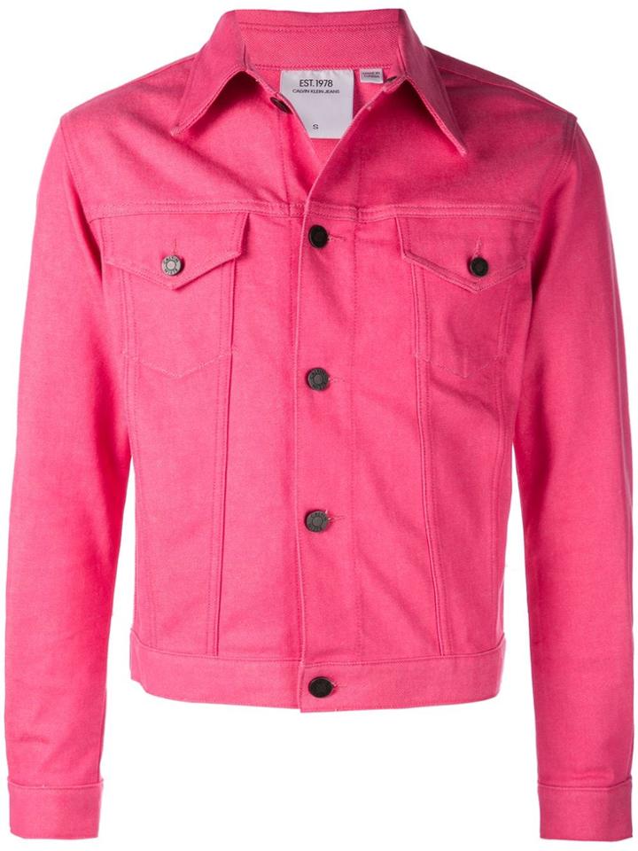 Calvin Klein Jeans Est. 1978 Denim Jacket - Pink