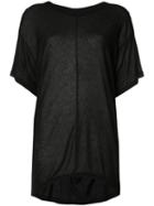 Ann Demeulemeester Slit Back Top, Women's, Size: 38, Black, Rayon/cashmere