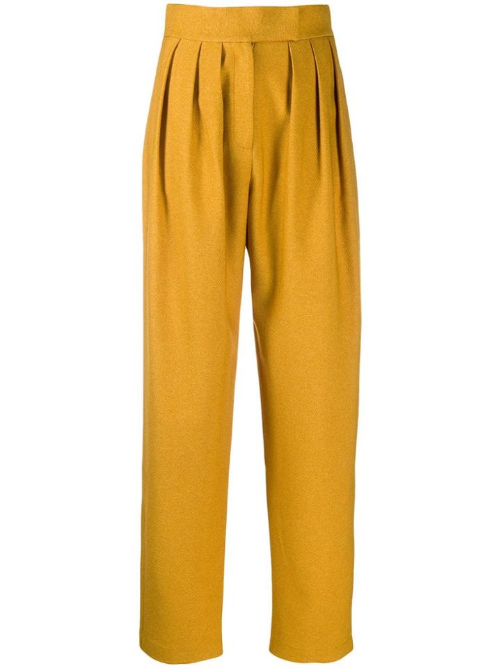 Matériel Pleated Waist Trousers - Yellow