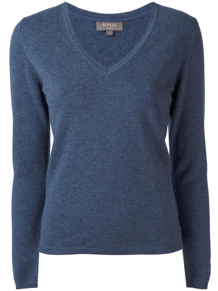N.peal Fine-knit Sweater, Women's, Size: Xs, Blue, Cashmere