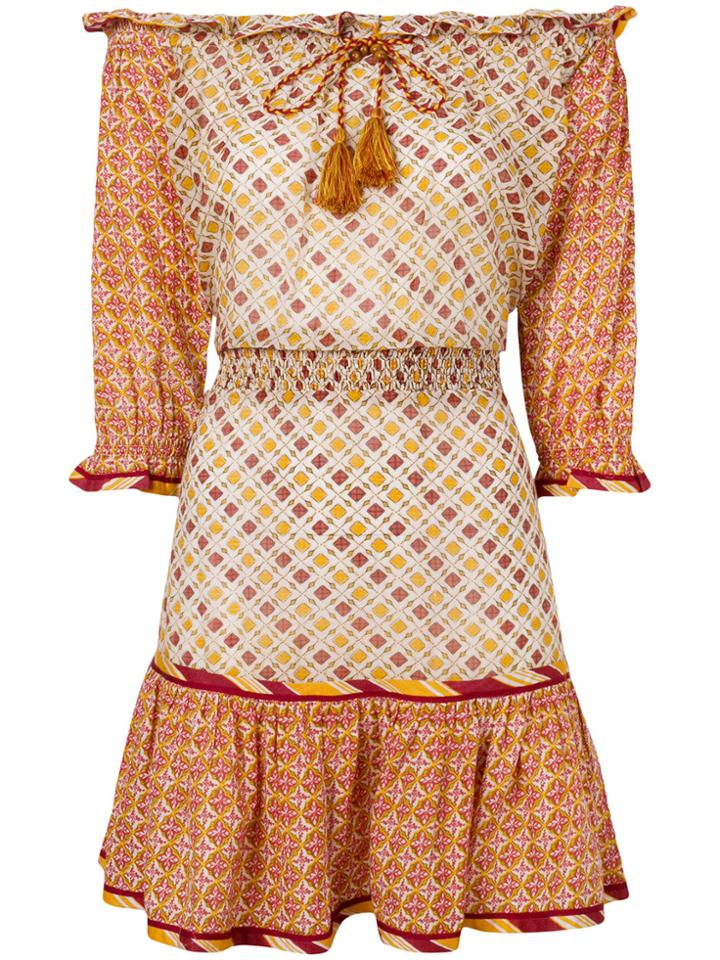 Talitha Leya Dress - Yellow & Orange