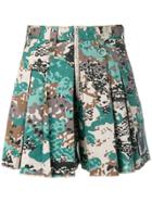 Diesel Loose-fit Camo Shorts - Green
