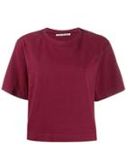 Acne Studios Boxy-fit Logo T-shirt - Red