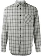 Rag & Bone 'beach' Checked Shirt, Men's, Size: Xl, Grey, Cotton