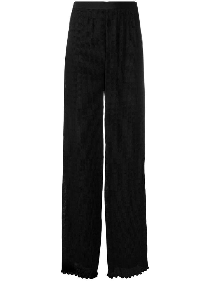 Max Mara High-waist Pleated Trousers - Black