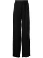 Max Mara High-waist Pleated Trousers - Black