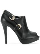 Versace Jeans Buckle-embellished Pumps - Black