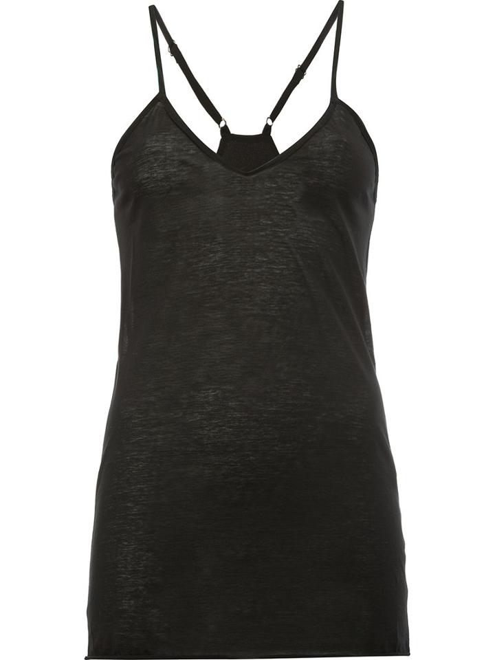 Ilaria Nistri V-neck Vest, Women's, Size: Small, Black, Silk/cotton