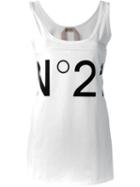 No21 Front Logo Tank, Women's, Size: 40, White, Cotton