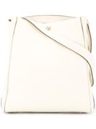 Valextra Boxy Structured Shoulder Bag - White