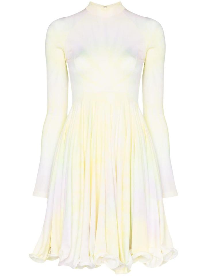 Stella Mccartney Tie Dye Wavy Hem Mini Dress - 8470
