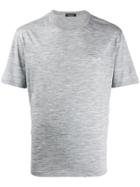 Ermenegildo Zegna Short Sleeved Wool T-shirt - Grey
