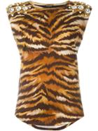 Balmain Embellished Zebra T-shirt - Nude & Neutrals