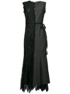Junya Watanabe Lace Panel Dress - Grey