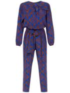 Andrea Marques Printed Silk Jumpsuit - Multicolour