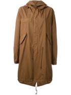 Mr & Mrs Italy Midi Parka Coat, Women's, Size: M, Brown, Cotton