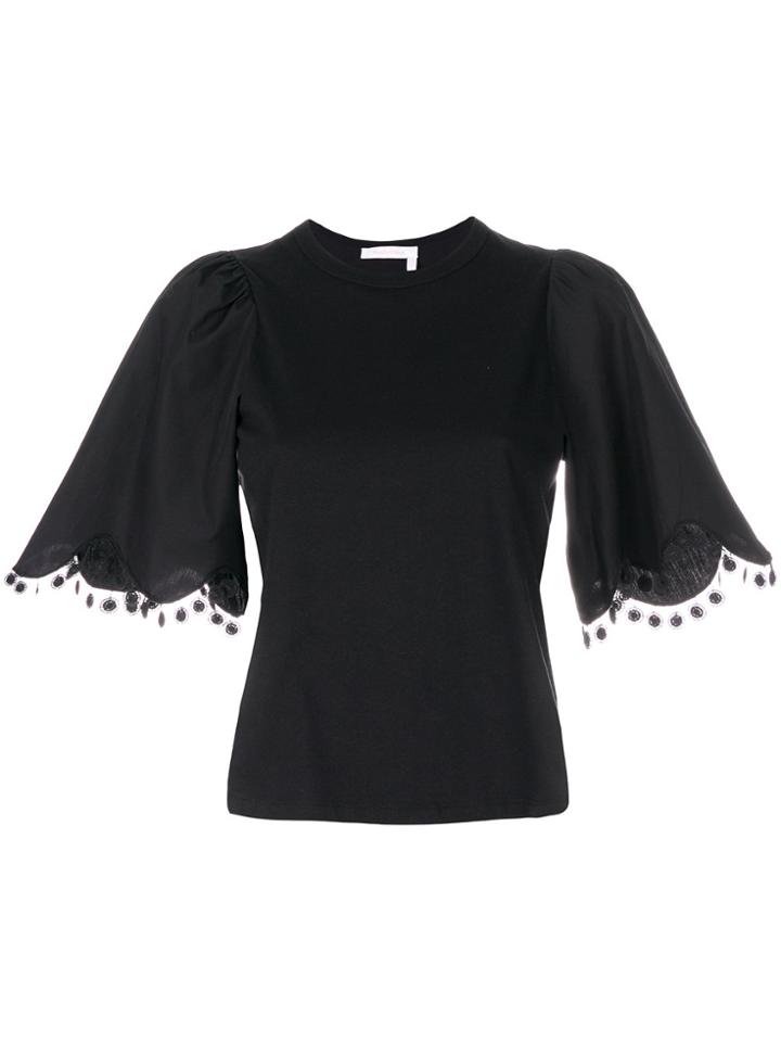 See By Chloé Tassel T-shirt - Black